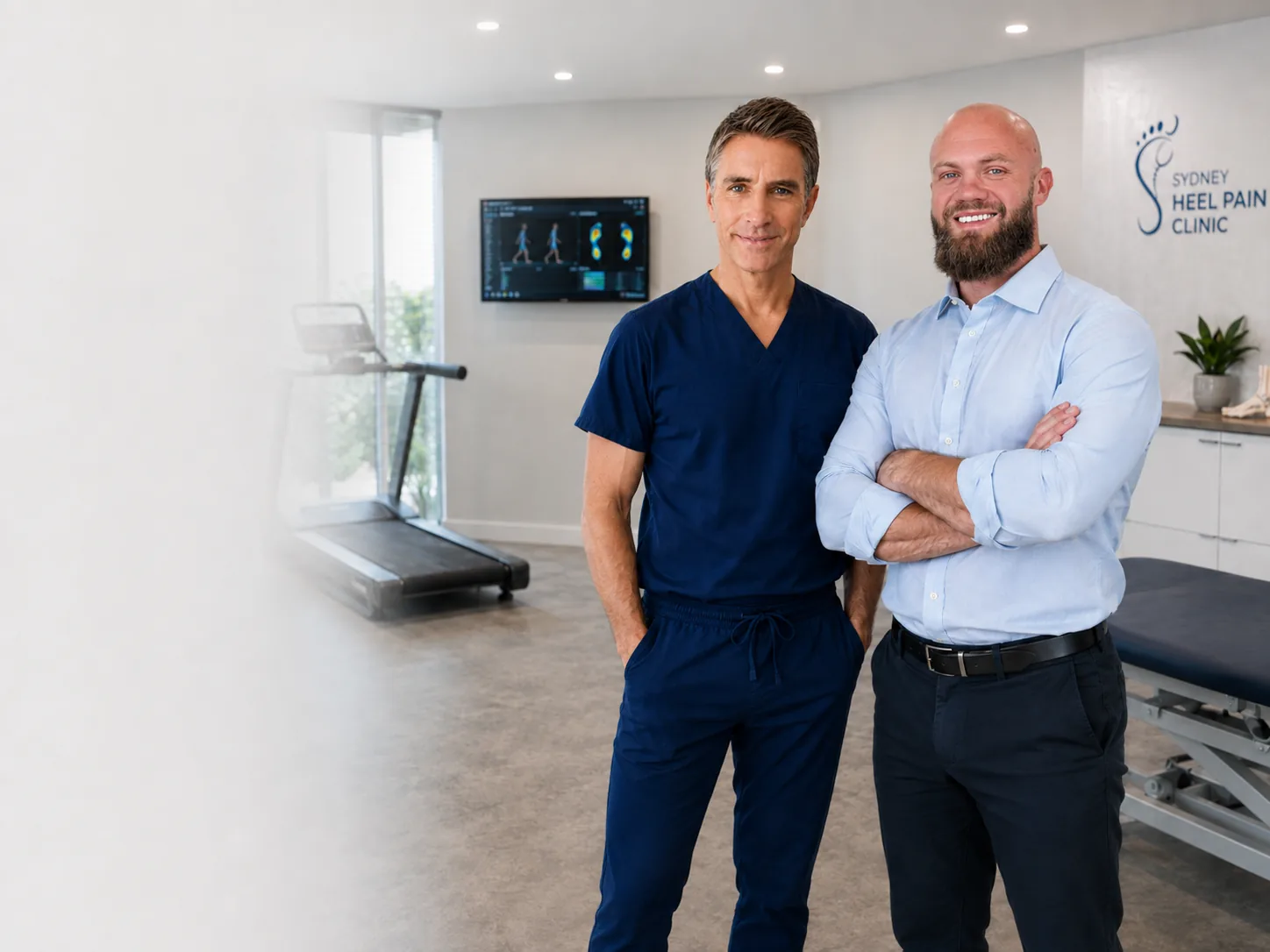 Karl Lockett assessing foot and lower-limb pain