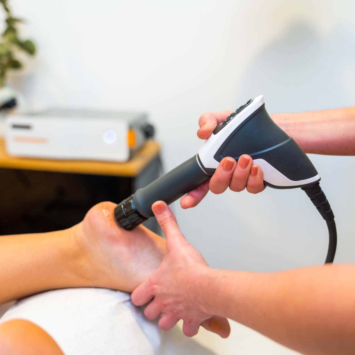 Shockwave therapy for heel and tendon pain